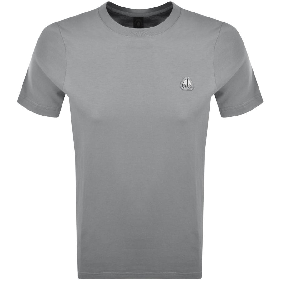 Moose Knuckles Crescent T Shirt Grey | Mainline Menswear x